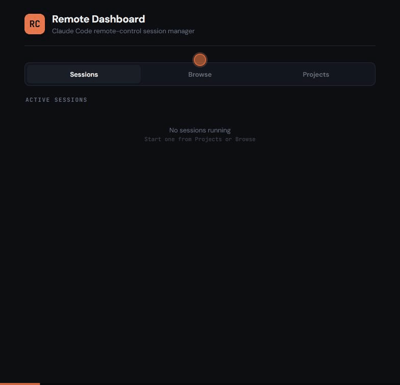 Browsing directories and finding projects